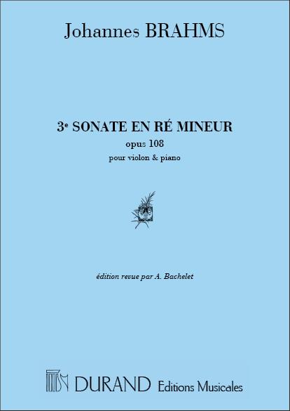 Sonate N 3 En Re Mineur - Pour Violon & Piano - housle a klavír